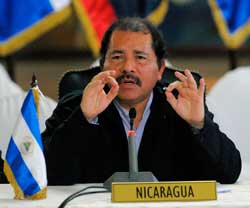 Daniel Ortega, Presidente de Nicaragua.