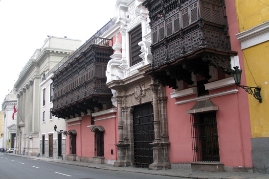 Palacio de Torre Tagle sede del Ministerio de Asuntos Exteriores de la Republica de Perú