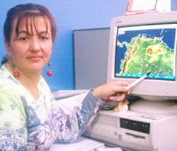 Gloria León, Metereóloga