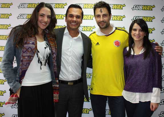 De izquierda a derecha: Carolina Cuervo, Alfredo Higuera, Gabriel Ochoa y Mónica Pardo.