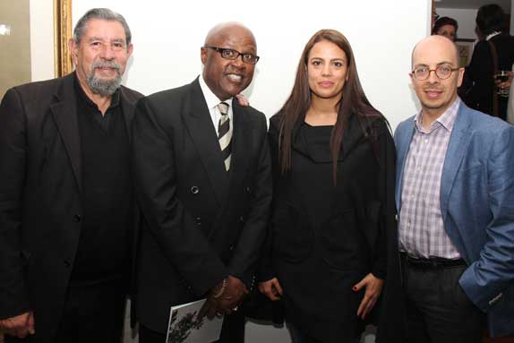 José Luis Díaz Granados, El Cónsul estadoudinense Roberto Powers, María Angélica Pumarejo y Jorge Volpi