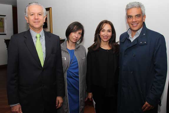 Marco Franco, Martha Ortíz, Gloria Luz Gutiérrez y Ricardo Lozano