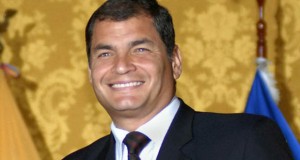 Presidente de Ecuador Rafael Correa