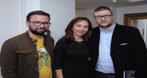 Julián Isaza, Gloria Luz Gutiérrez y federico Díaz-Granados