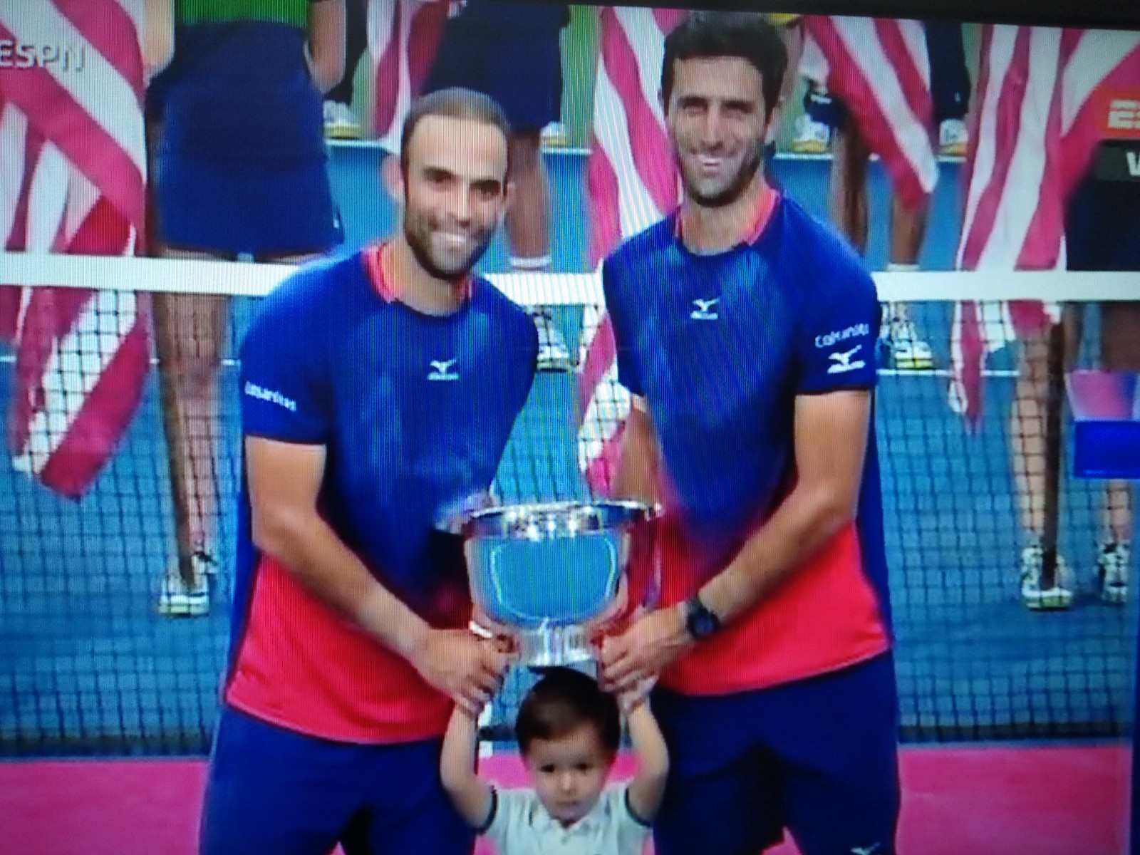 Juan Sebastián Cabal y Robert Farah: campeones del US Open 2019. (Fotos: TV Internacional).
